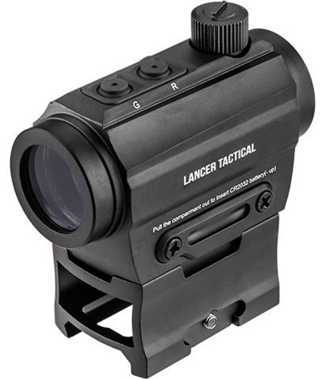 Red/Green Dot Reflex Sight w/ Riser, Black Lancer Tactical