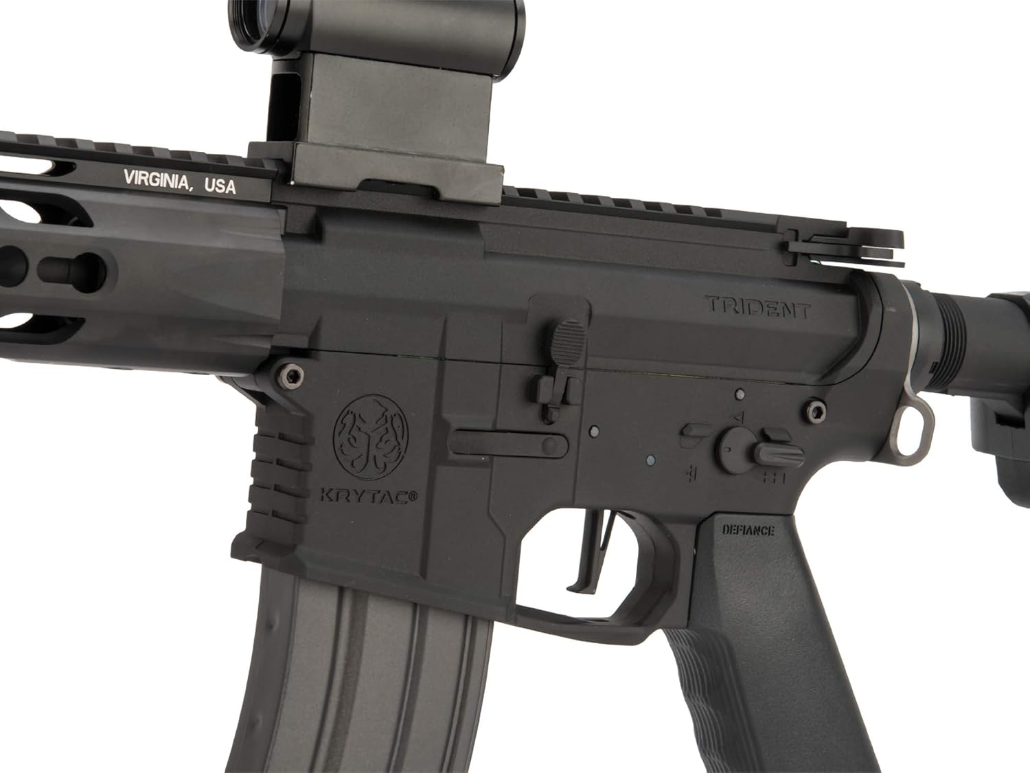 Replica de Airsoft Krytac Full Metal Trident MKII CRB (Model: Black / 400 FPS)